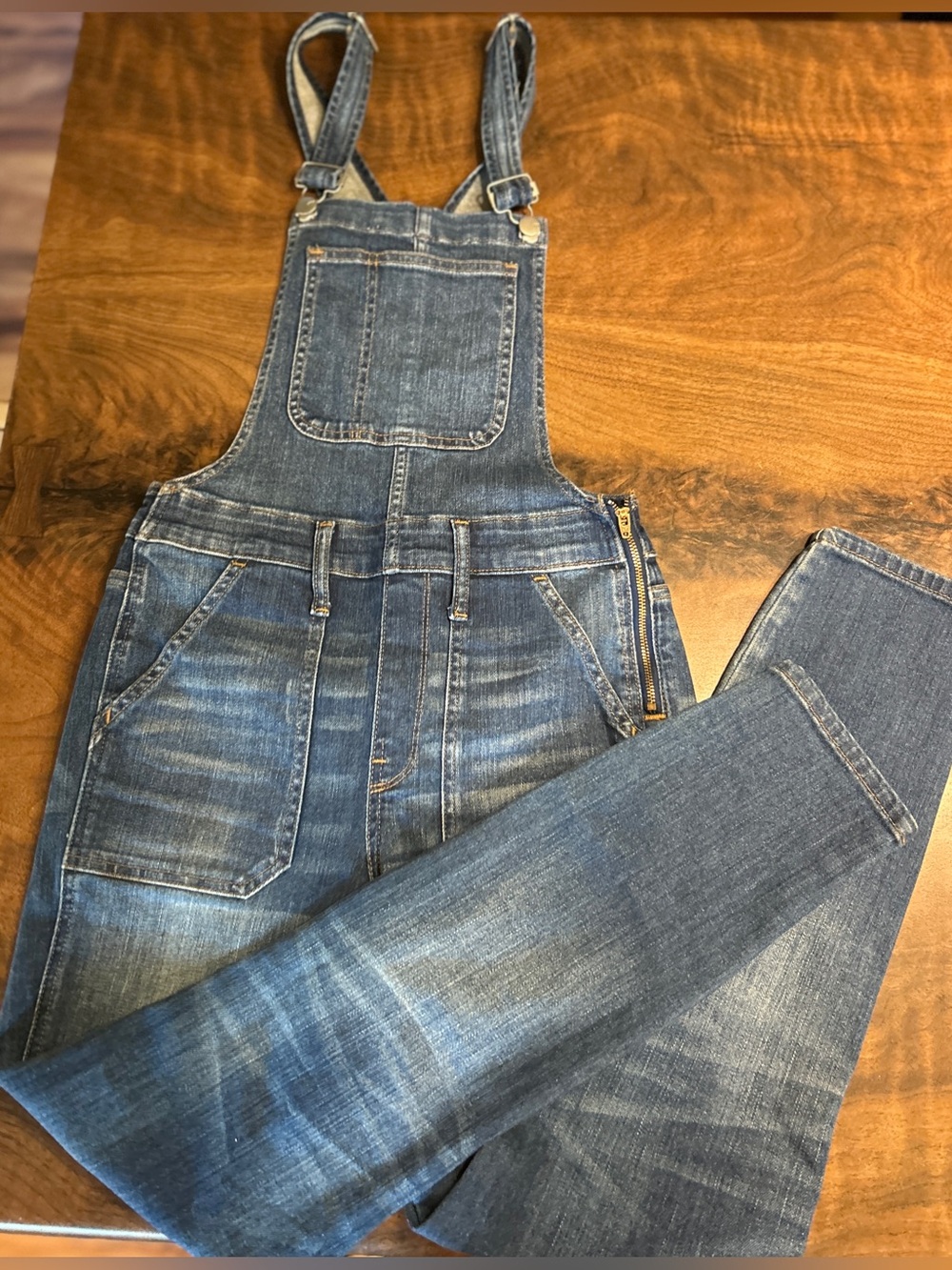 Madewell Skinny Overalls in Jansing Wash‎